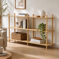 Practical 3-Tier Bookshelf for Safe and Stylish Storage