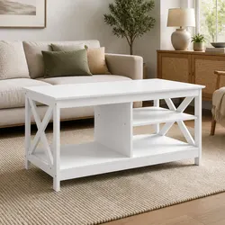 Reliable and Practical 3-Tier Coffee Table