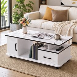White Marble Coffee Table - Practical, Stylish and Affordable