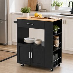 Reliable Kitchen Island Trolley with Ample Storage Space