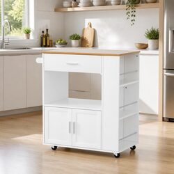 Affordable Kitchen Island Trolley with Smart Features