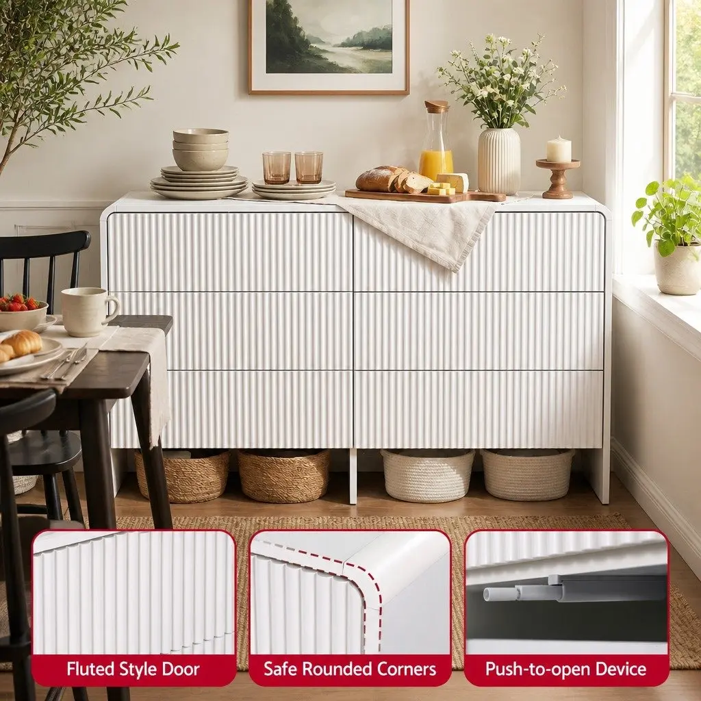 6 Drawer Chest with High Stability