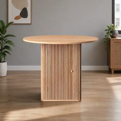 Value-Driven 1M Dining Table with Integrated Storage
