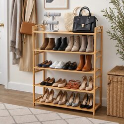 Reliable 5-Tier Shoe Rack Storage Solution