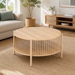 Warm and Reliable Two-Tier Coffee Table for Your Home