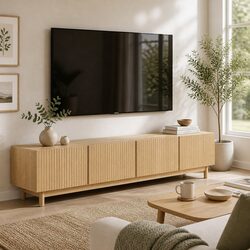 Reliable 180cm TV Unit with Ample Storage Options