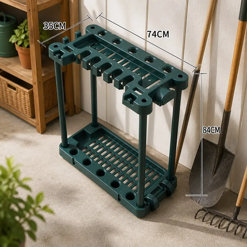 Tool Storage Organizer for Garden Shed Garage Workshop Equipment Rack System