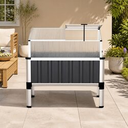 Reliable Raised Garden Bed with Greenhouse Features