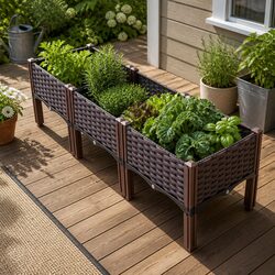 Reliable Raised Garden Bed Planter Box 120x40x36cm