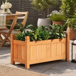 Wooden Garden Bed 60x30x33cm: Practical and Reliable