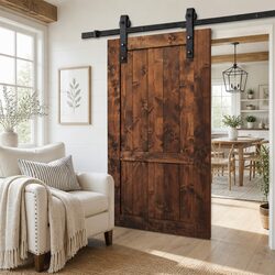 Reliable Sliding Barn Door Track Set with Enhanced Stability