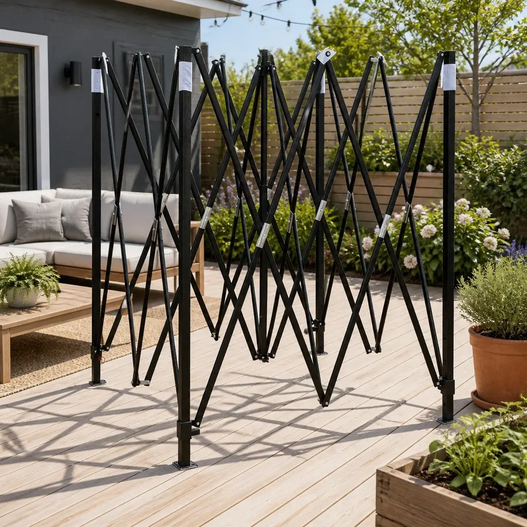 Pop Up Gazebo 3x3m Folding Canopy Tent Outdoor Wedding Garden Shelter Black