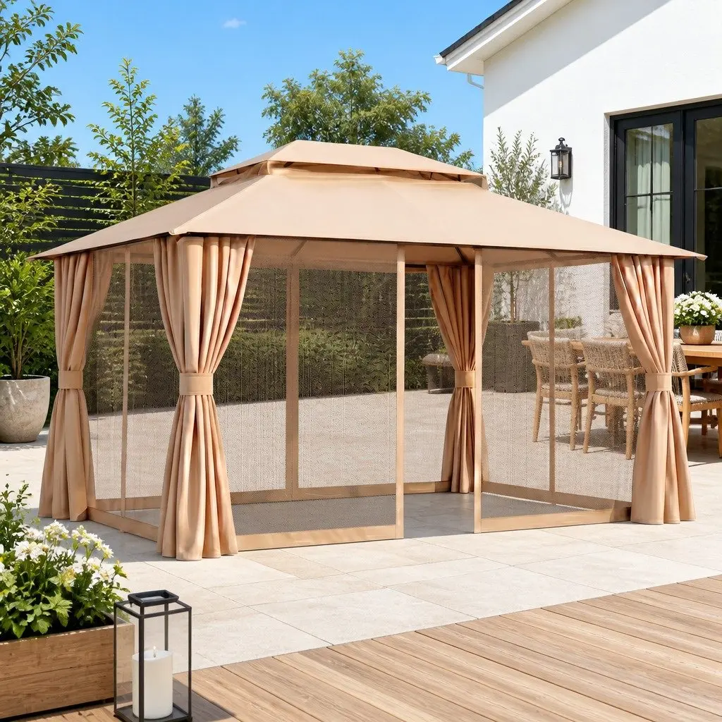 3x4m Gazebo for Year-Round Use