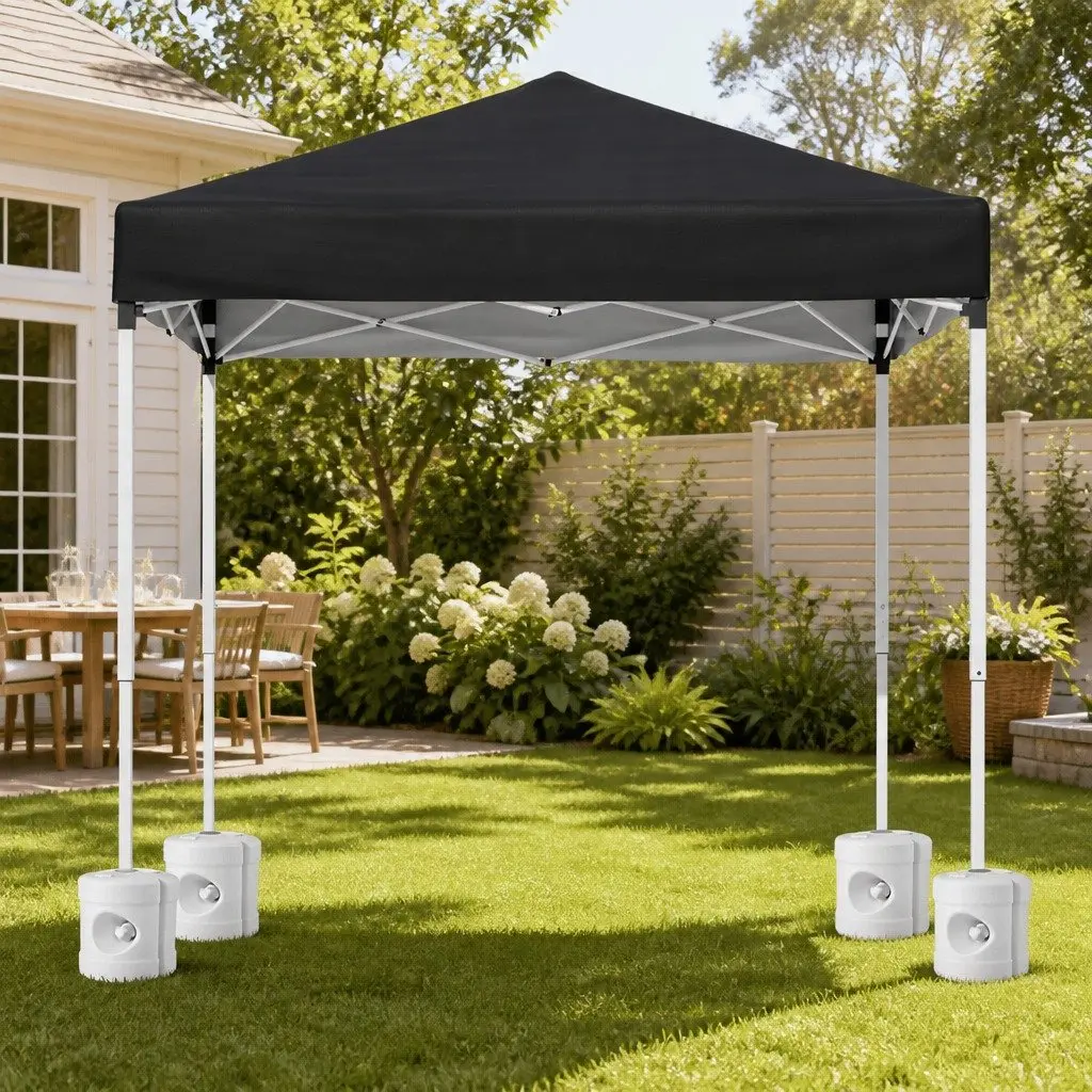 Outdoor Gazebo 2x2m Garden Patio Marquee Shade Canopy with 4 Base Pods