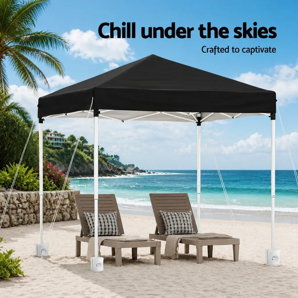 Outdoor Gazebo 2x2m Garden Patio Marquee Shade Canopy with 4 Base Pods