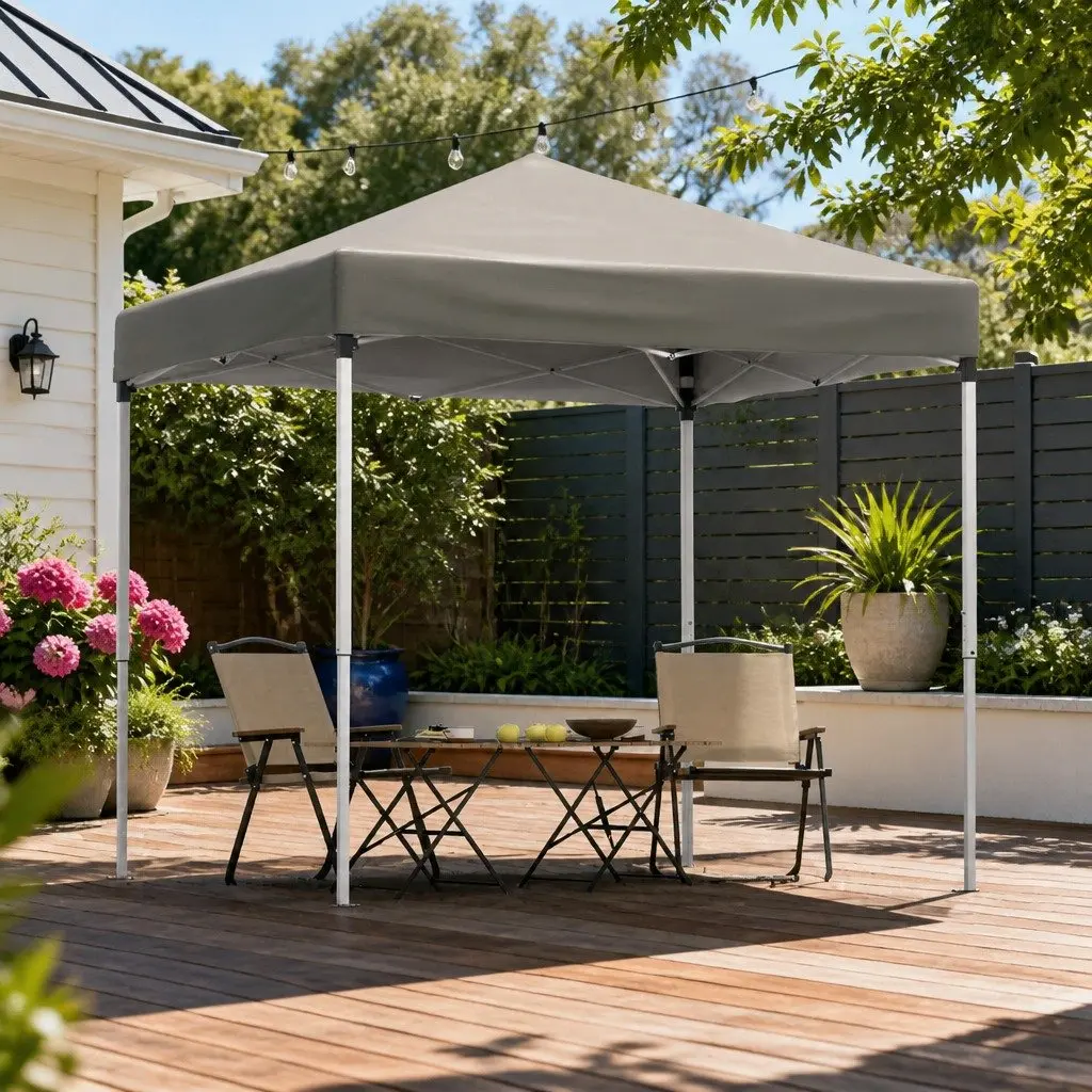 2x2m Outdoor Gazebo in Grey