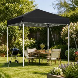 Reliable 2x2m Black Gazebo for Events