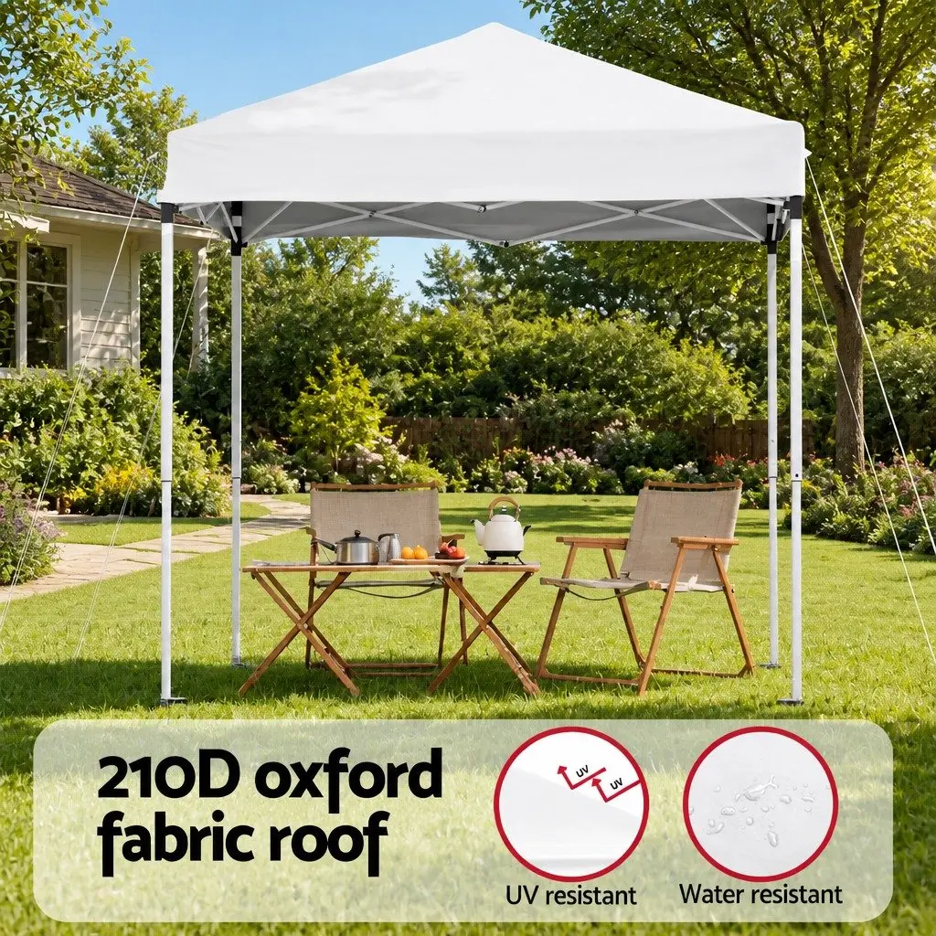 Gazebo Portable Outdoor Shelter 2x2m White Canopy