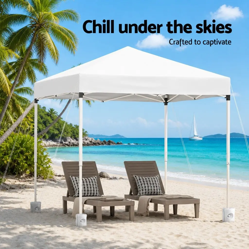 2x2m Patio Gazebo with Easy Setup and Stability