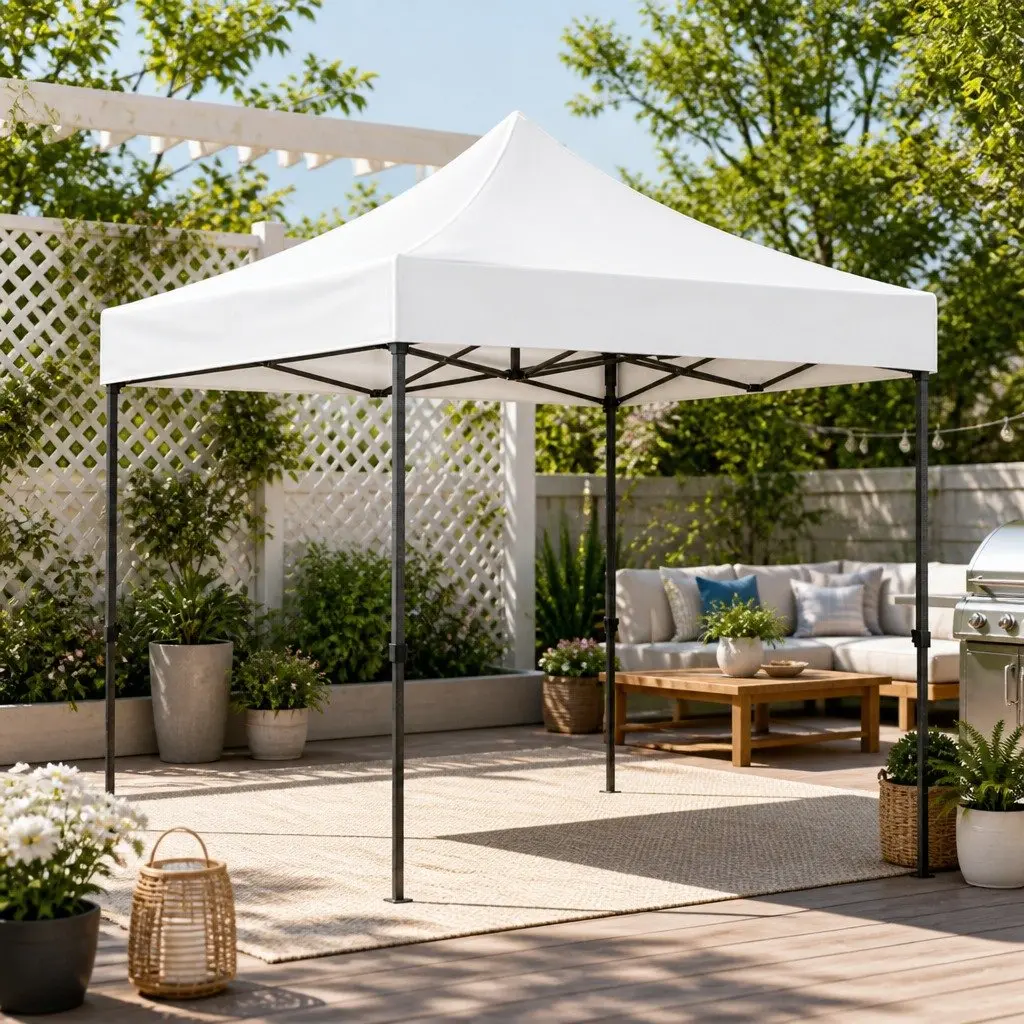 Pop Up Gazebo Outdoor Shade 3x3m White