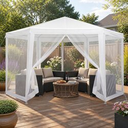 Reliable Hexagonal Gazebo 2x2m for Your Outdoor Needs