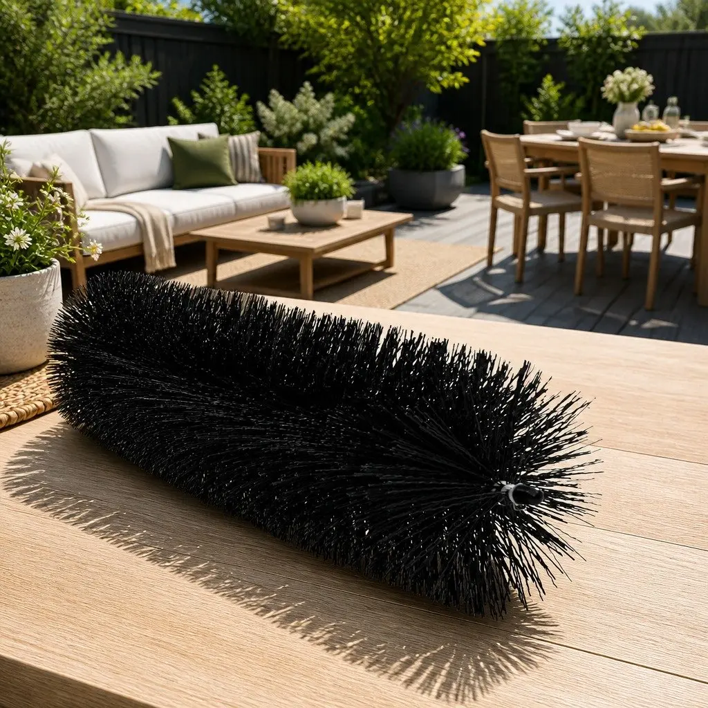 Gutter Brush Debris Protection 92cm x 10cm Black Nylon Bristles 36 Pieces