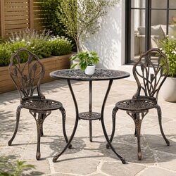 Quality Bronze Outdoor Bistro Set for Your Garden