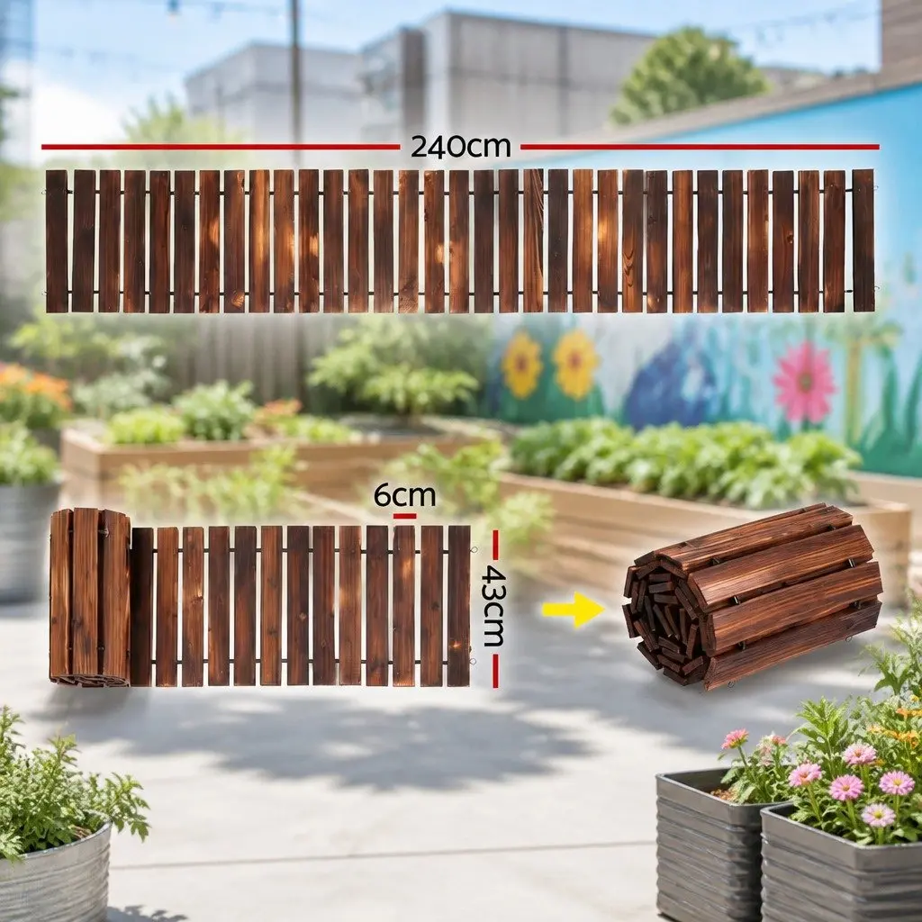 Garden Pathway Roll-Out Walkway 8FT Outdoor Decking Charcoal Anti-Slip