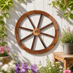 Value and Practicality in a Wooden Wagon Wheel Ornament