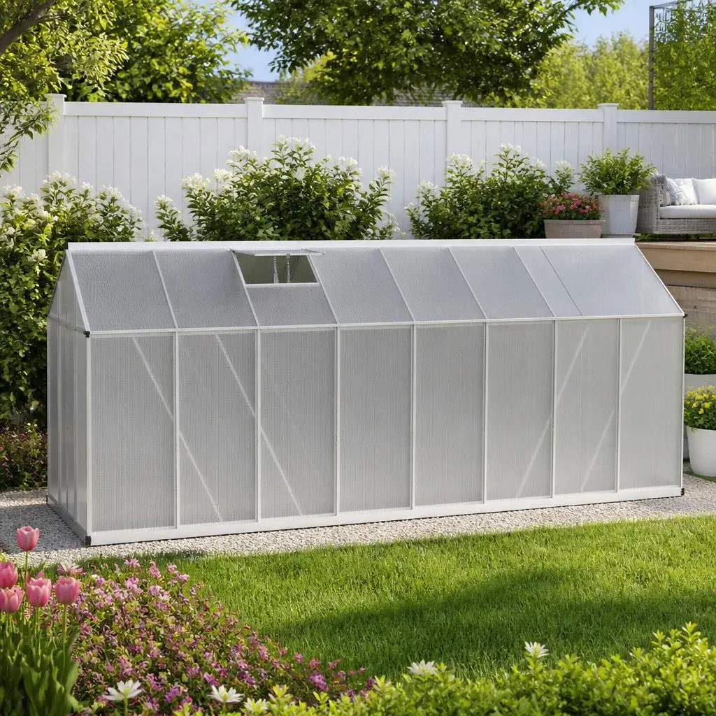Aluminium Greenhouse for Year-Round Use