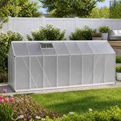 Reliable Aluminium Greenhouse for Year-Round Use
