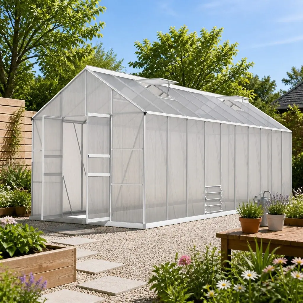 Aluminium Greenhouse for Enthusiasts