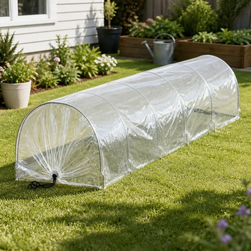 Mini Greenhouse Tunnel Plant Protection 300x45x30cm Clear PVC