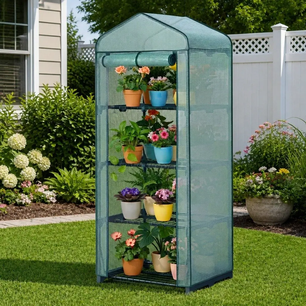 4-Tier Greenhouse for Year-Round Growth
