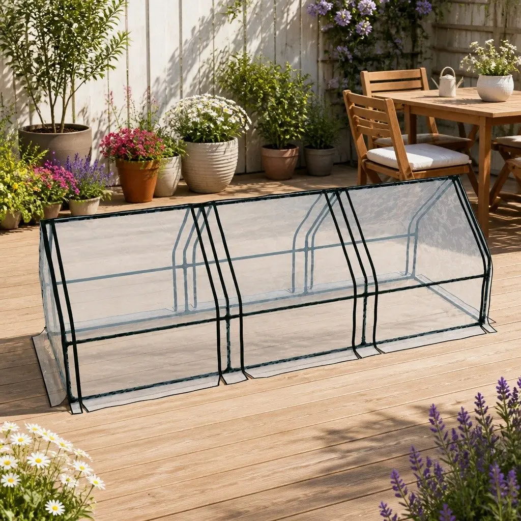 Mini Greenhouse for Year-Round Gardening