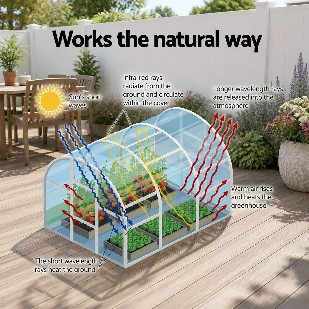 Mini Greenhouse for Year-Round Gardening