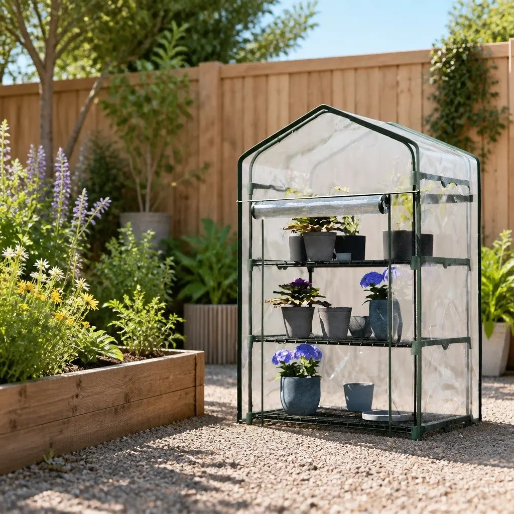 3-Tier Mini Greenhouse for Year-Round Use