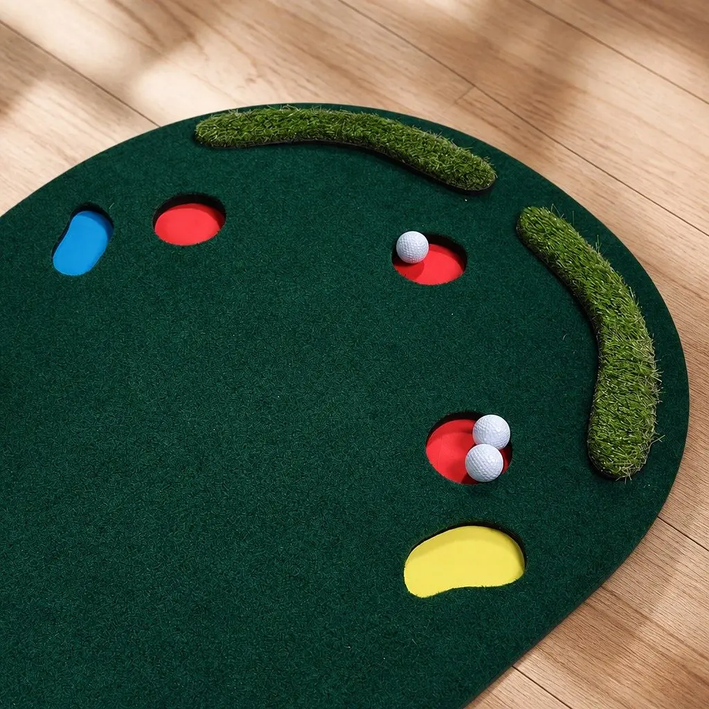 Golf Putting Mat 3M Practice Indoor Portable Outdoor Backyard Training Game