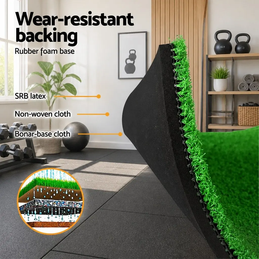 Golf Hitting Mat 150x150cm Portable Driving Range Practice Training Grass