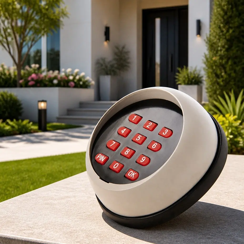 Wireless Gate Opener Control Keypad Remote Access System White 5-10m Range