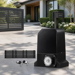 Automatic Sliding Gate Opener Kit 6M 1000KG Driveway Security System