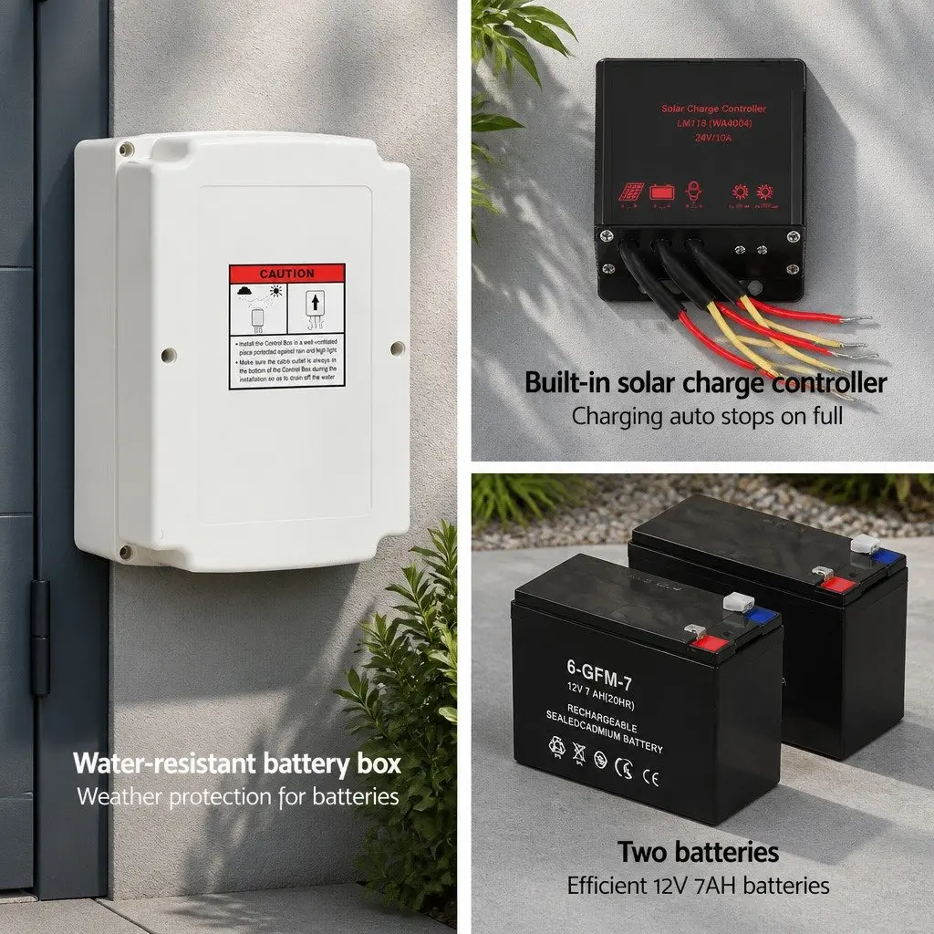 Solar Automatic Gate Opener Kit for Security