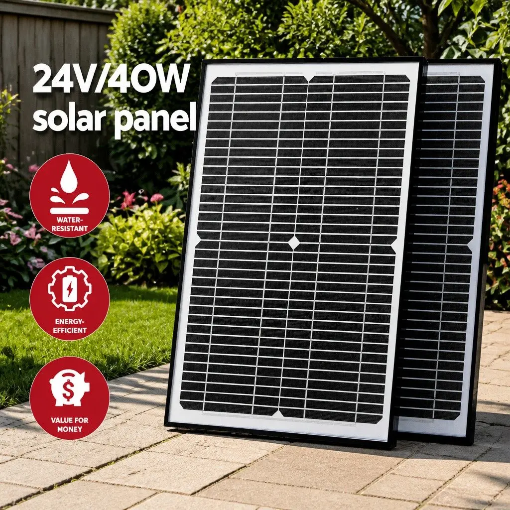 Solar Gate Opener with Backup Power