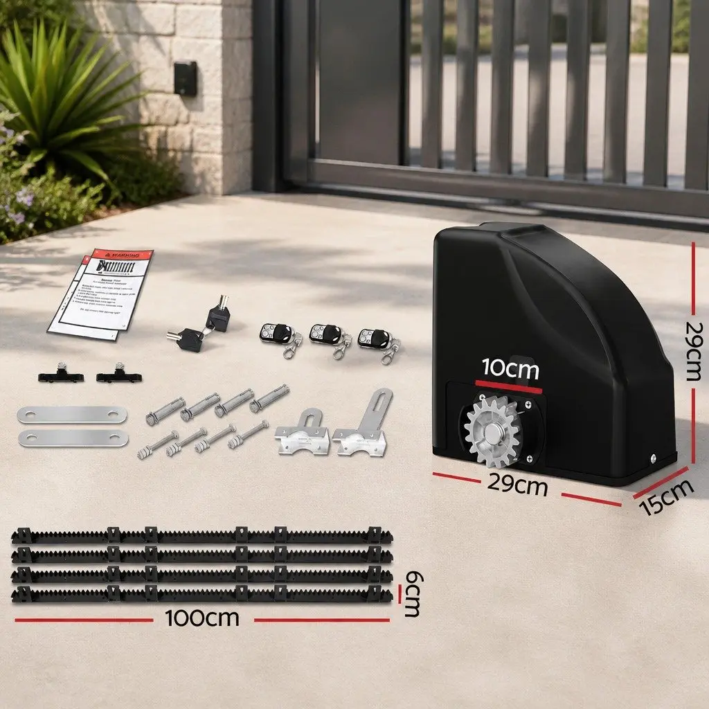 Automatic Sliding Gate Opener with Solar Power
