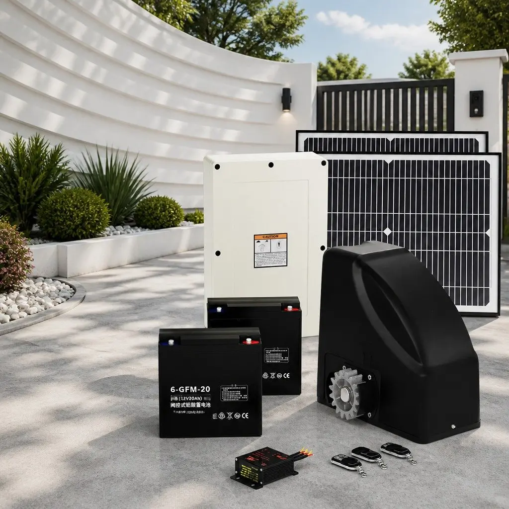 Automatic Sliding Gate Opener with Solar Power