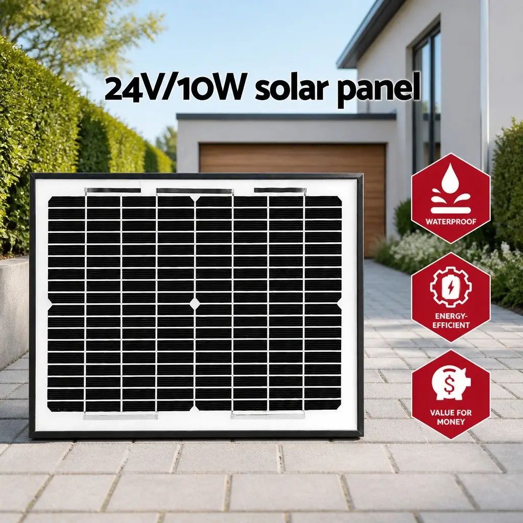 Solar Powered Gate Opener Auto Electric Remote Control 800kg Swing Fence System