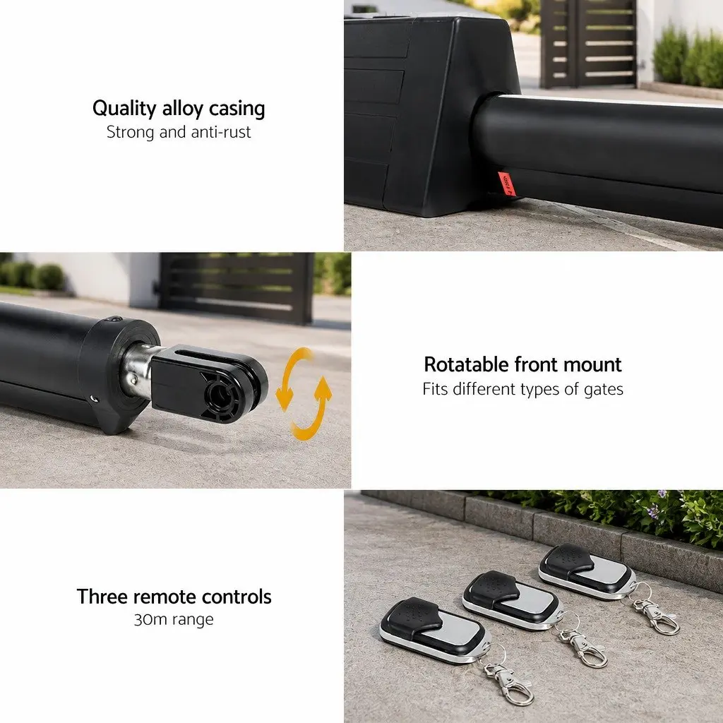 Solar Swing Gate Opener 20W for Convenience
