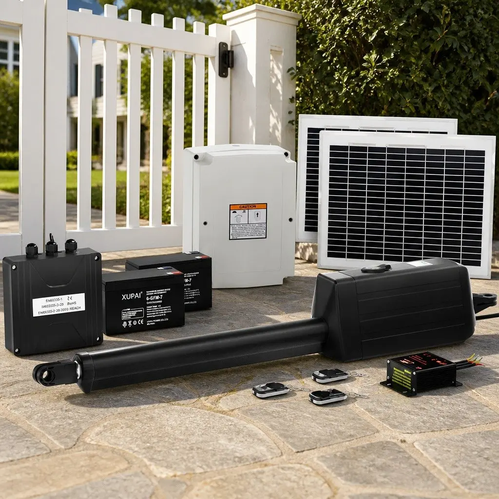 Solar Swing Gate Opener 20W for Convenience