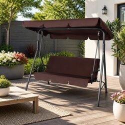 Comfortable 3 Seater Swing Chair for Outdoor Relaxation