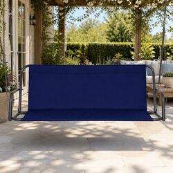 Comfortable 3-Seater Navy Swing Chair for Relaxation